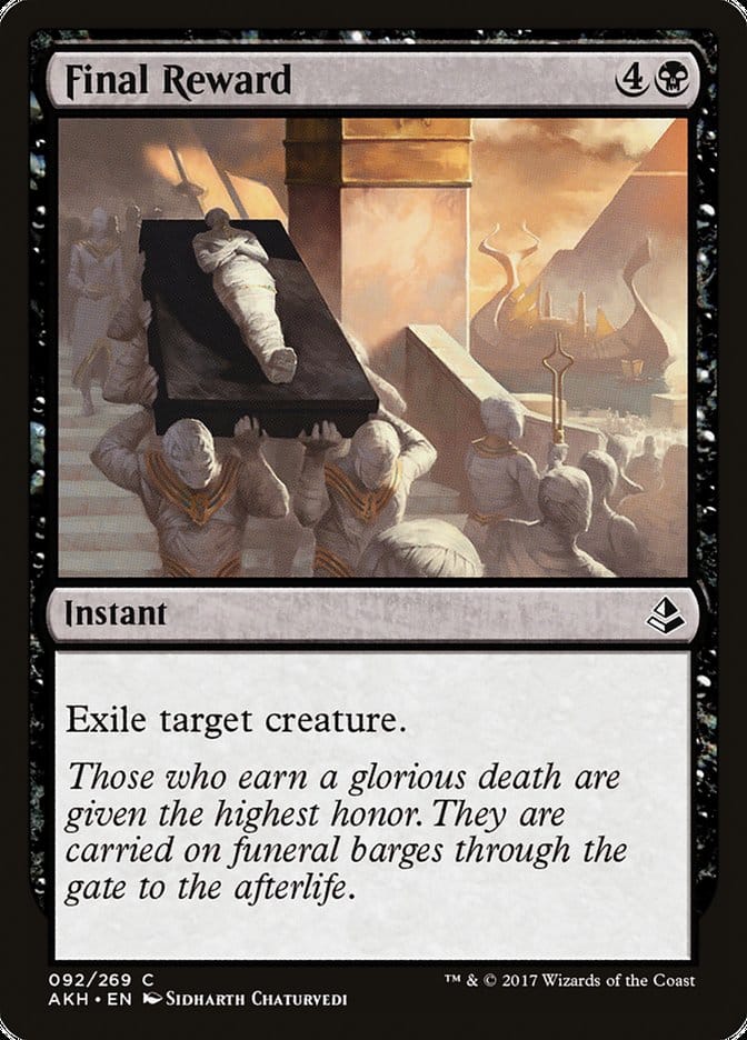 Final Reward [Amonkhet] Magic: The Gathering