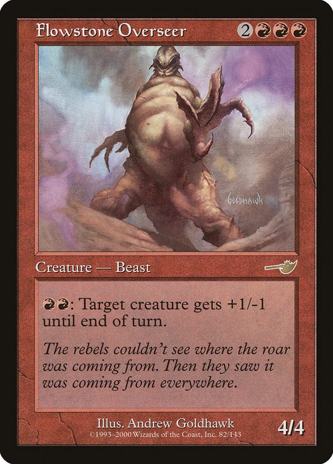Flowstone Overseer [Nemesis] Magic: The Gathering