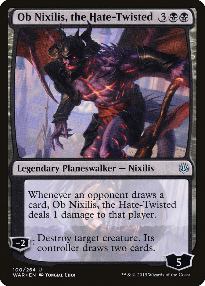 Ob Nixilis, the Hate-Twisted [War of the Spark] Magic: The Gathering
