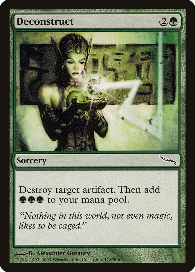 Deconstruct [Mirrodin] Magic: The Gathering
