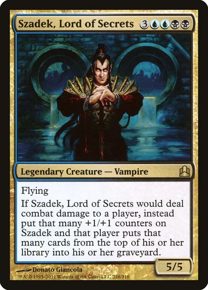 Szadek, Lord of Secrets [Commander 2011] Magic: The Gathering