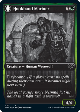 Hookhand Mariner // Riphook Raider [Innistrad: Double Feature] Magic: The Gathering