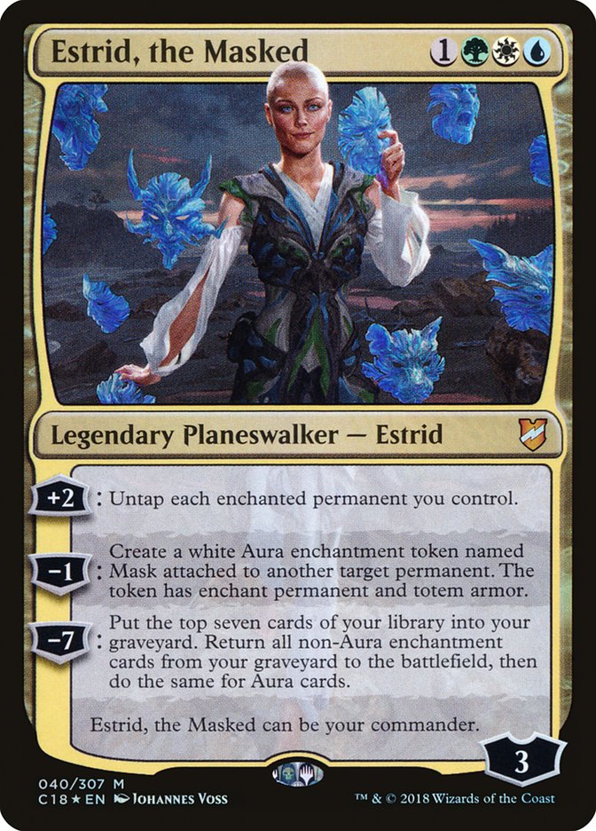 Estrid, the Masked [Commander 2018] Magic: The Gathering