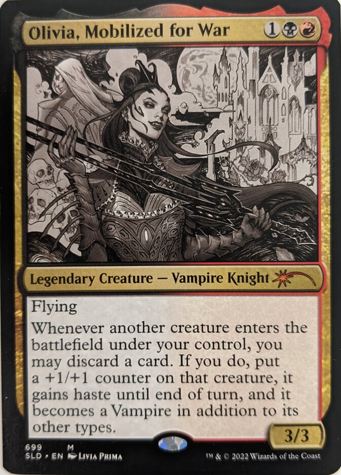 Olivia, Mobilized for War (Sketch) [Secret Lair Drop Promos] Magic: The Gathering