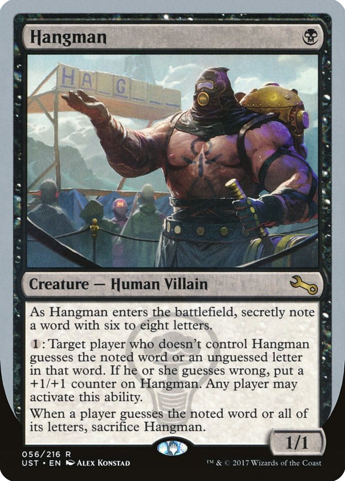 Hangman [Unstable] Magic: The Gathering