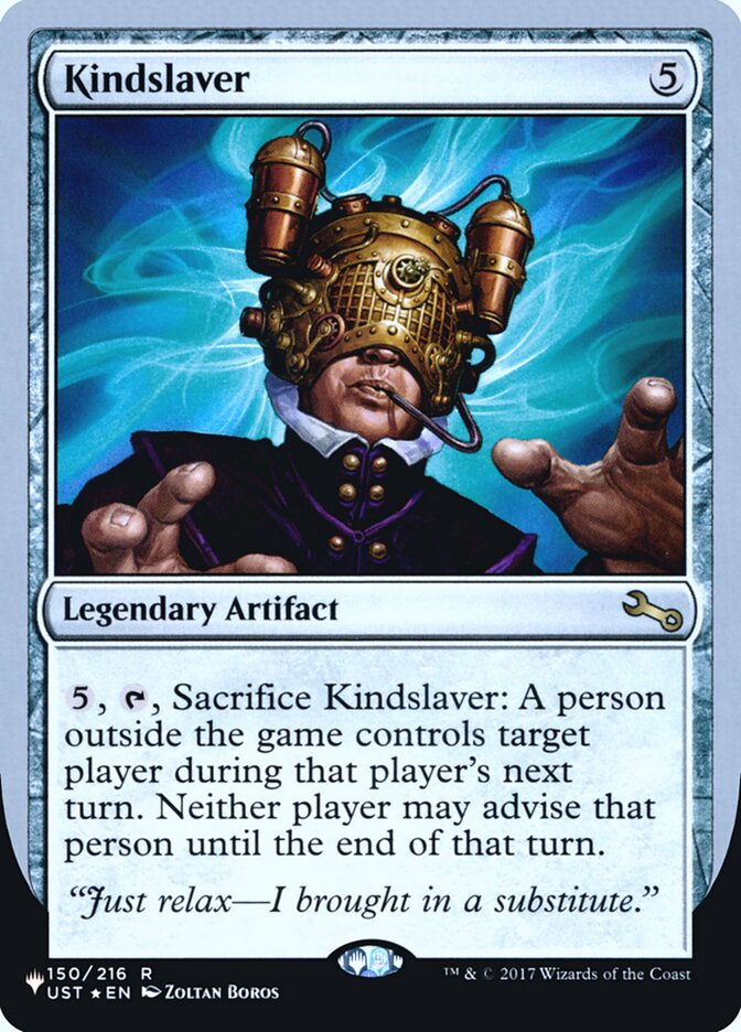 Kindslaver (Unfinity Foil Edition) [The List] Magic: The Gathering
