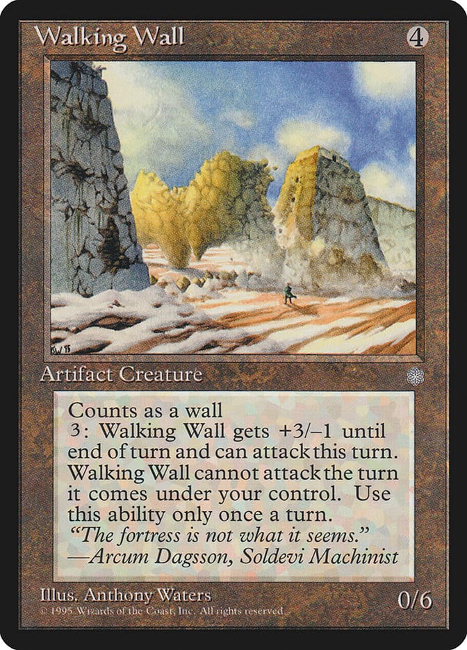 Walking Wall [Ice Age] Magic: The Gathering