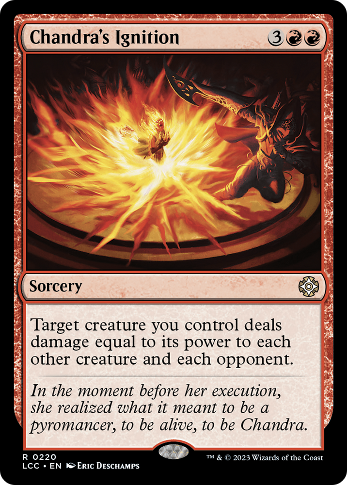 Chandra's Ignition [The Lost Caverns of Ixalan Commander] Magic: The Gathering