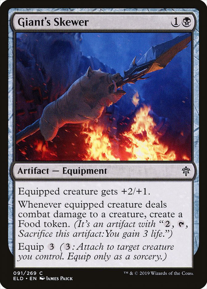 Giant's Skewer [Throne of Eldraine] Magic: The Gathering