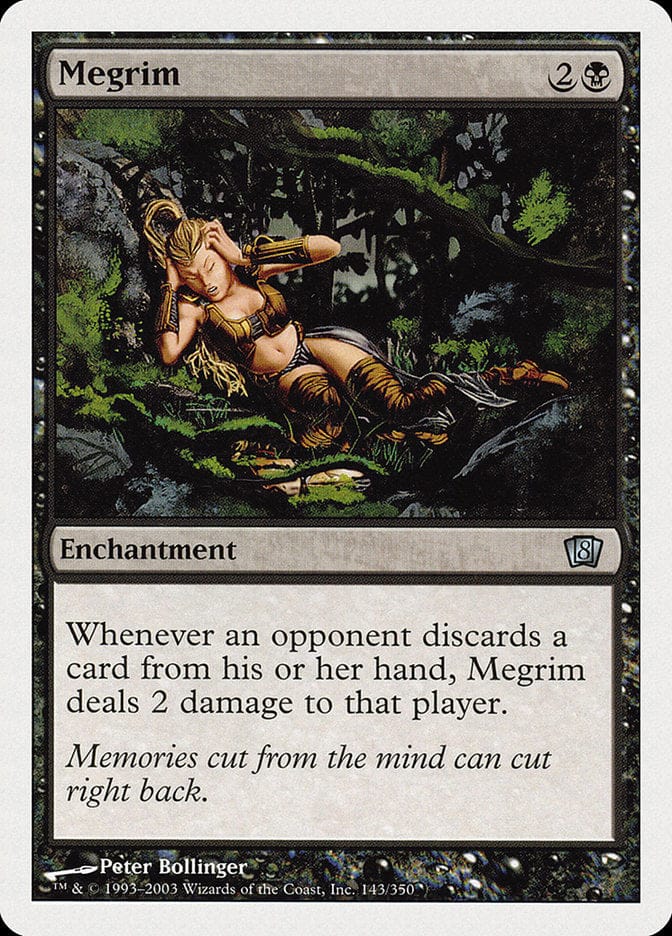Megrim [Eighth Edition] Magic: The Gathering