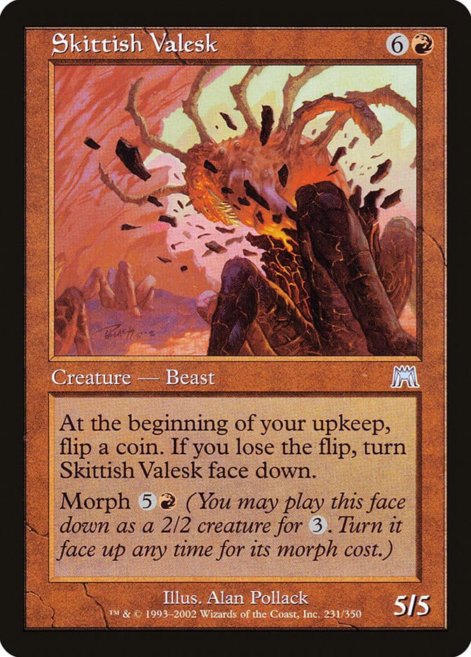 Skittish Valesk [Onslaught] Magic: The Gathering