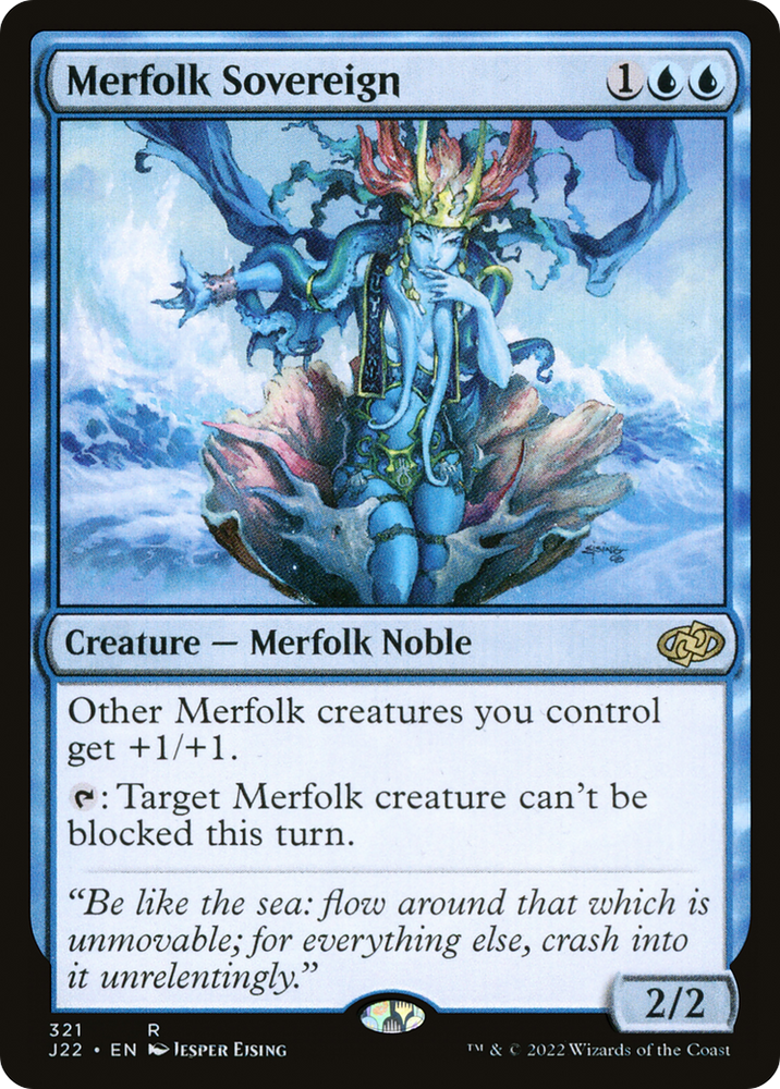 Merfolk Sovereign [Jumpstart 2022] Magic: The Gathering