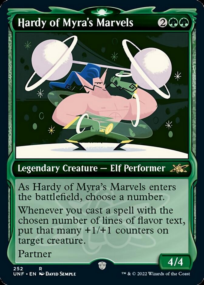 Hardy of Myra's Marvels (Showcase) [Unfinity] Magic: The Gathering
