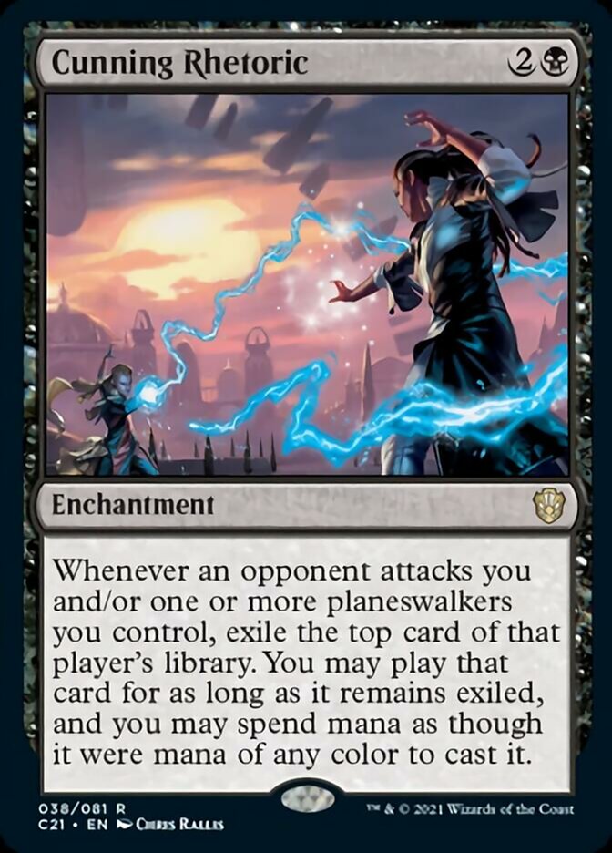 Cunning Rhetoric [Commander 2021] Magic: The Gathering