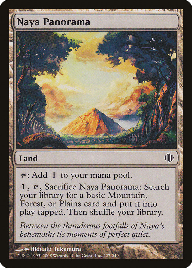 Naya Panorama [Shards of Alara] Magic: The Gathering