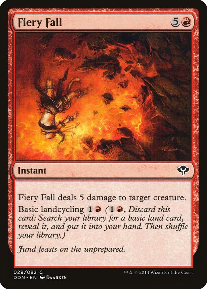 Fiery Fall [Duel Decks: Speed vs. Cunning] Magic: The Gathering