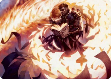 Revel in Silence Art Card [Strixhaven: School of Mages Art Series] Magic: The Gathering