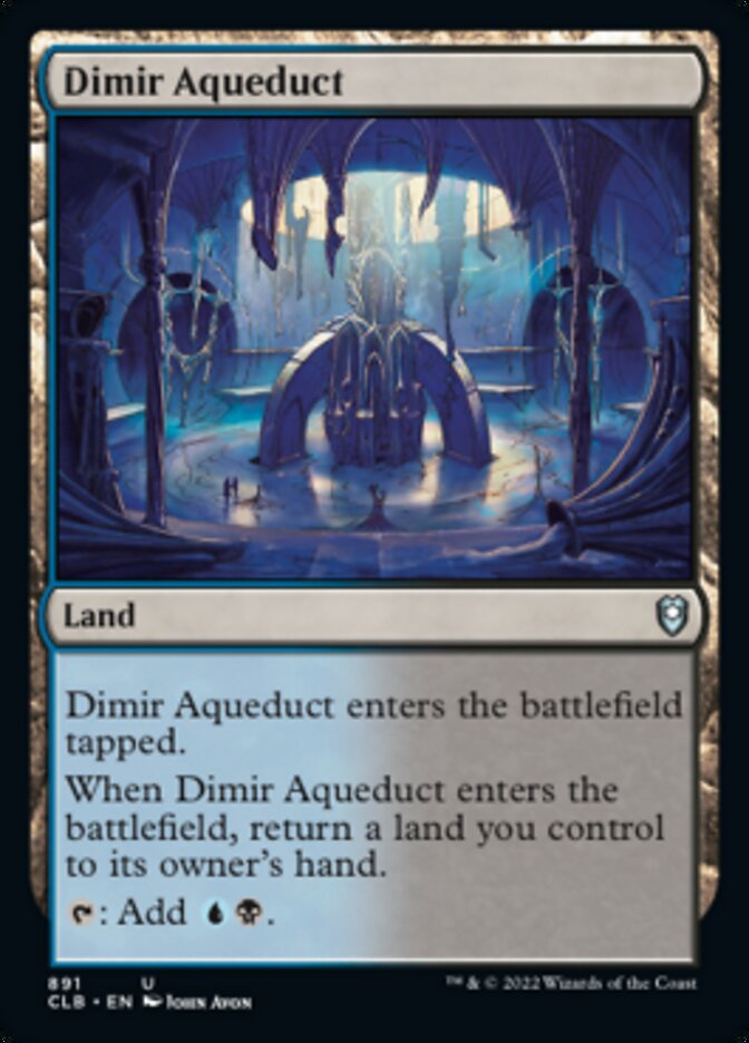 Dimir Aqueduct [Commander Legends: Battle for Baldur's Gate] Magic: The Gathering
