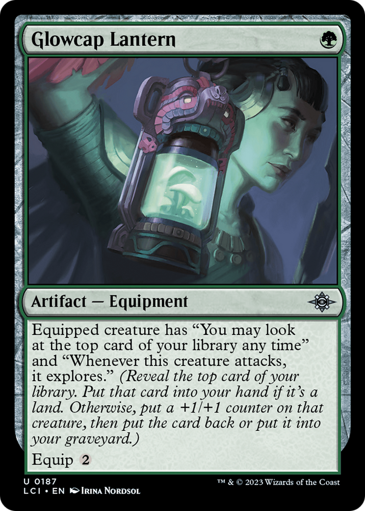 Glowcap Lantern [The Lost Caverns of Ixalan] Magic: The Gathering