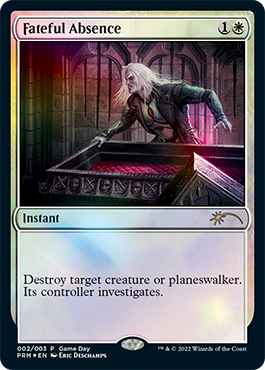 Fateful Absence [Game Day 2022] Magic: The Gathering