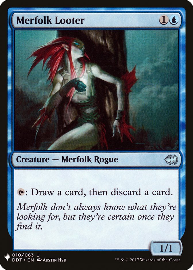 Merfolk Looter [Mystery Booster] Magic: The Gathering
