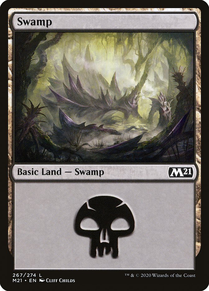 Swamp (267) [Core Set 2021] Magic: The Gathering