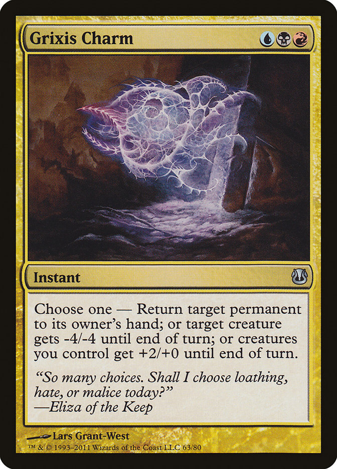 Grixis Charm [Duel Decks: Ajani vs. Nicol Bolas] Magic: The Gathering