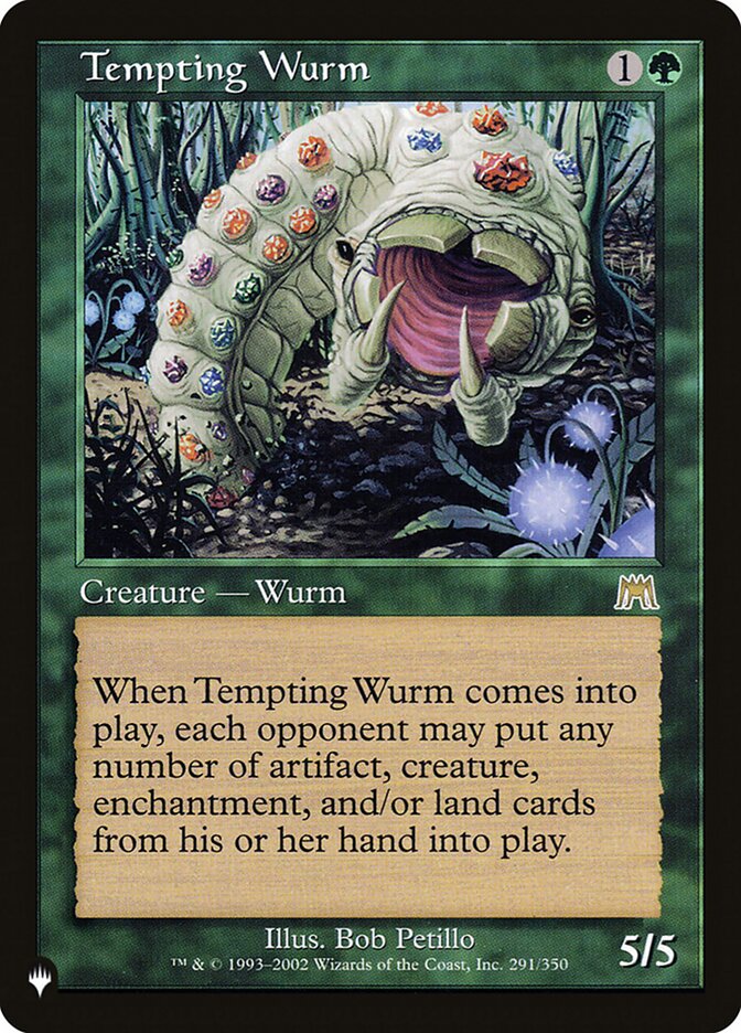 Tempting Wurm [The List] Magic: The Gathering