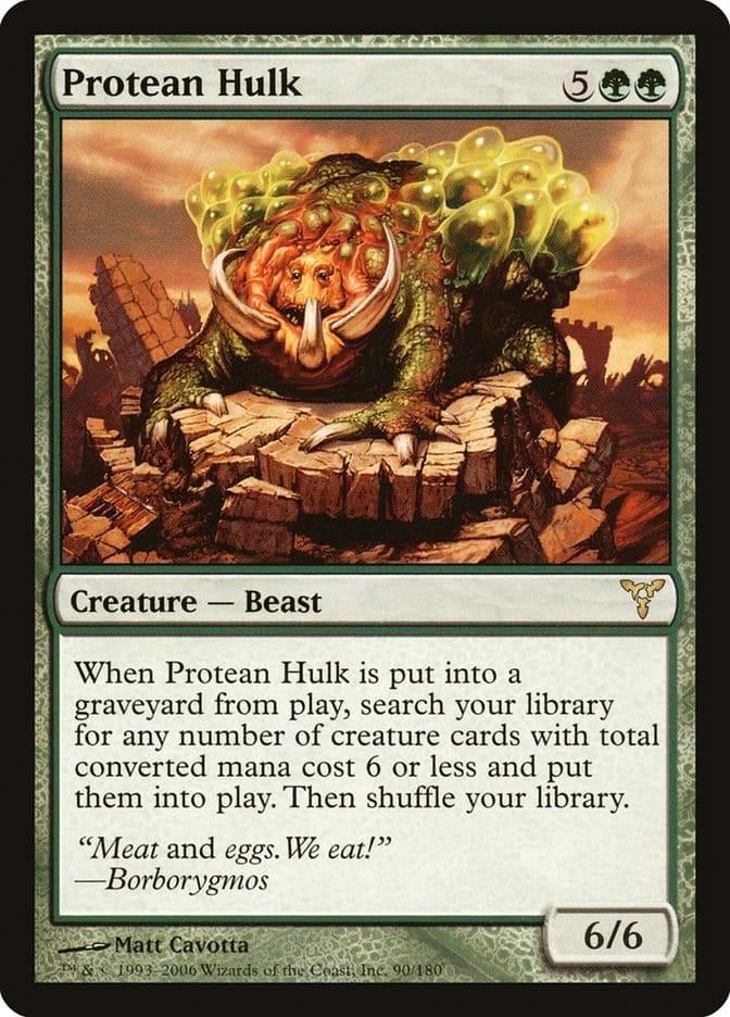 Protean Hulk [Dissension] Magic: The Gathering