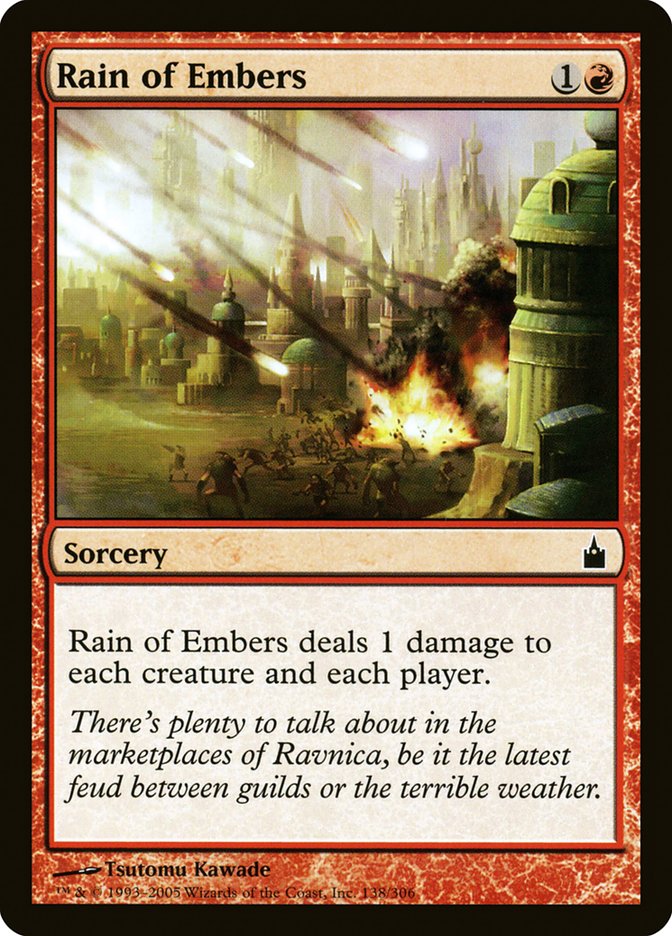 Rain of Embers [Ravnica: City of Guilds] Magic: The Gathering