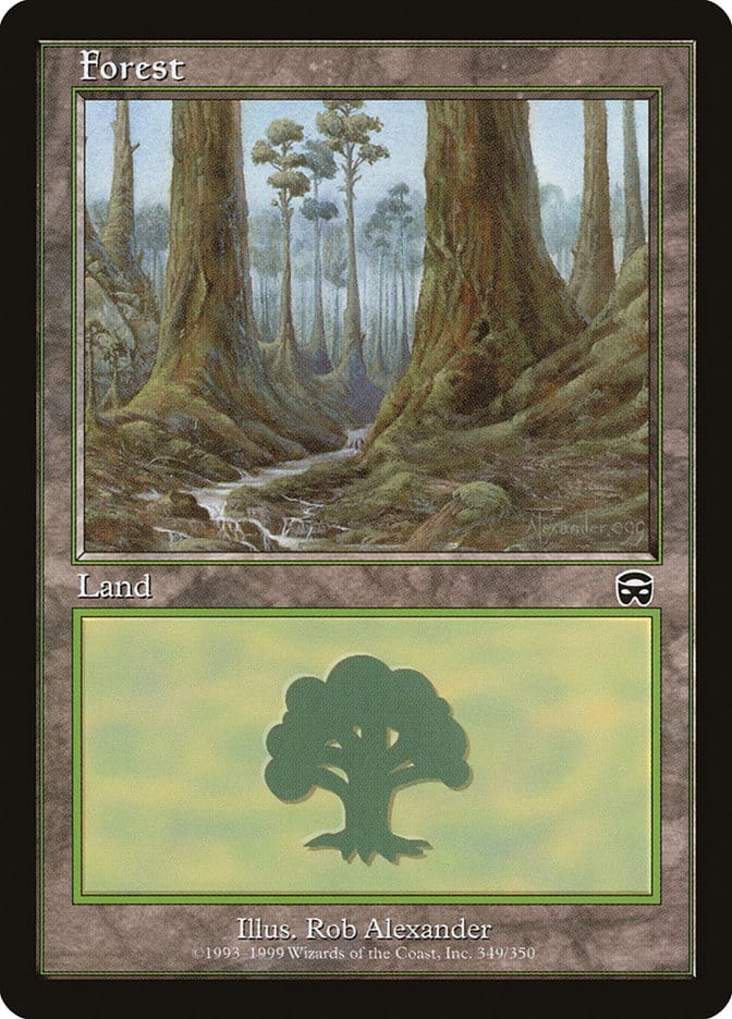 Forest (349) [Mercadian Masques] Magic: The Gathering