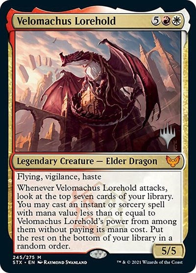Velomachus Lorehold (Promo Pack) [Strixhaven: School of Mages Promos] Magic: The Gathering