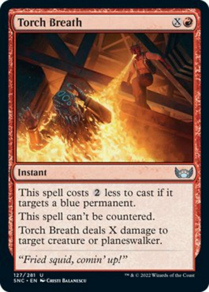 Torch Breath [Streets of New Capenna] Magic: The Gathering