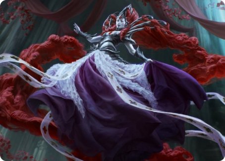 Olivia, Crimson Bride Art Card [Innistrad: Crimson Vow Art Series] Magic: The Gathering