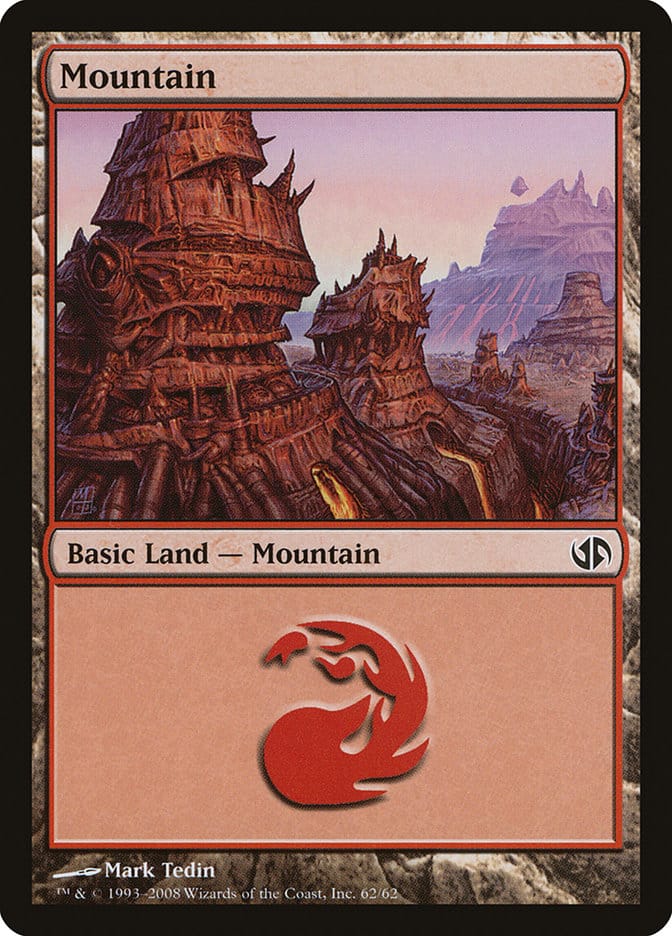 Mountain (62) [Duel Decks: Jace vs. Chandra] Magic: The Gathering
