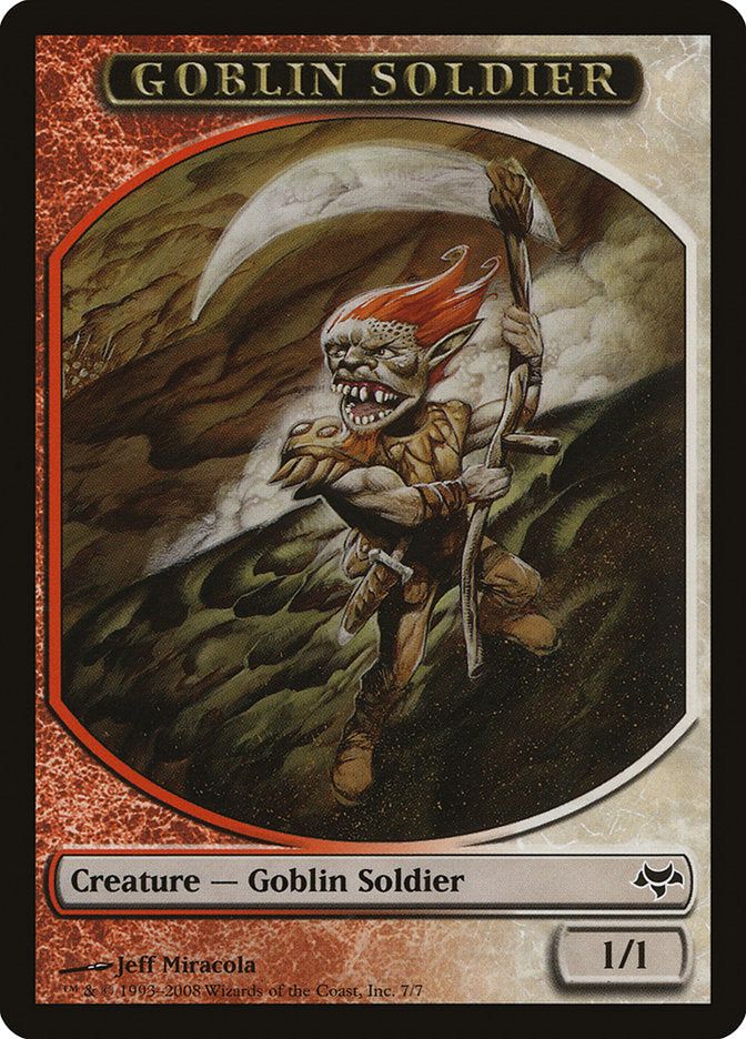 Goblin Soldier Token [Eventide Tokens] Magic: The Gathering