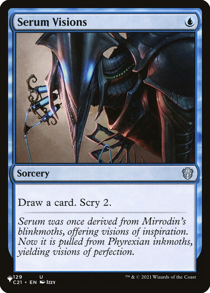 Serum Visions [Secret Lair: Heads I Win, Tails You Lose] Magic: The Gathering