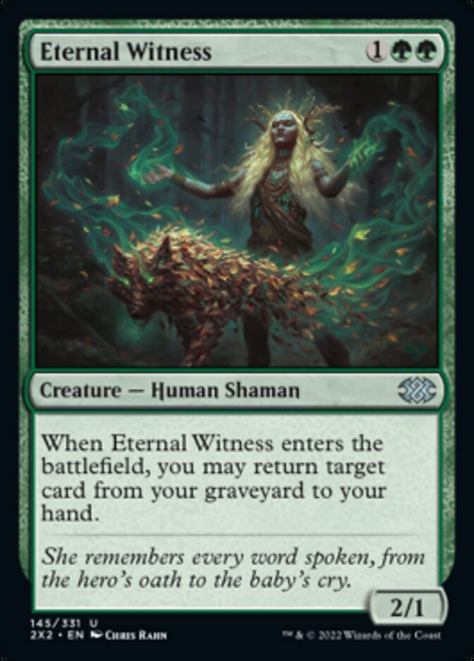 Eternal Witness [Double Masters 2022] Magic: The Gathering