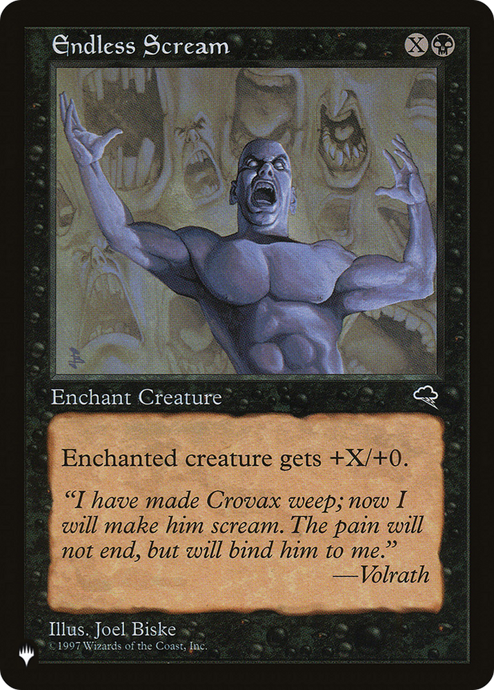 Endless Scream [The List] Magic: The Gathering