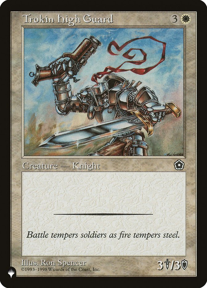 Trokin High Guard [The List] Magic: The Gathering
