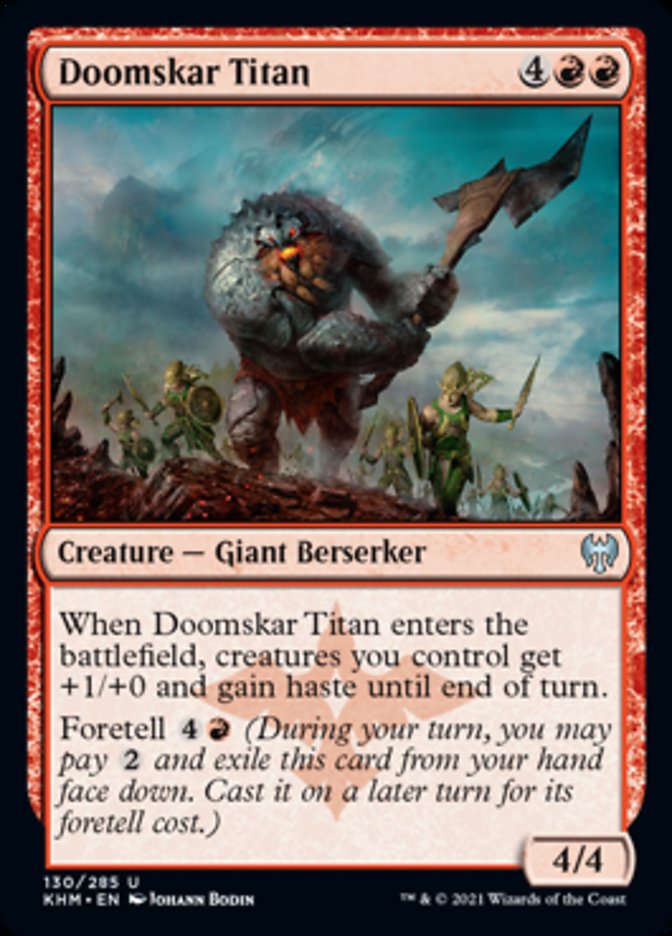 Doomskar Titan [Kaldheim] Magic: The Gathering