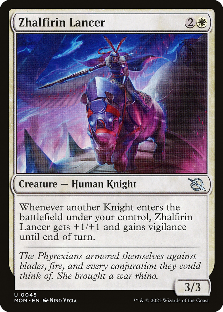 Zhalfirin Lancer [March of the Machine] Magic: The Gathering