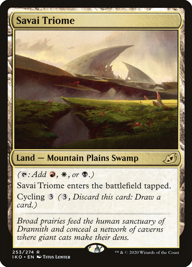 Savai Triome [Ikoria: Lair of Behemoths] Magic: The Gathering