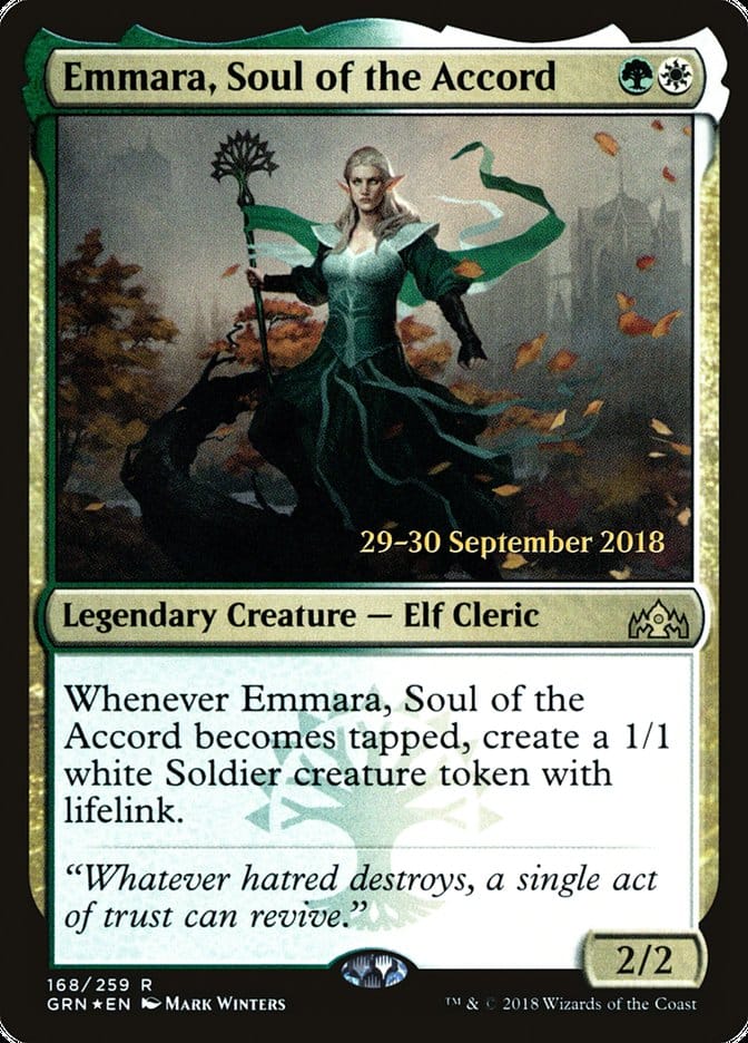 Emmara, Soul of the Accord [Guilds of Ravnica Prerelease Promos] Magic: The Gathering