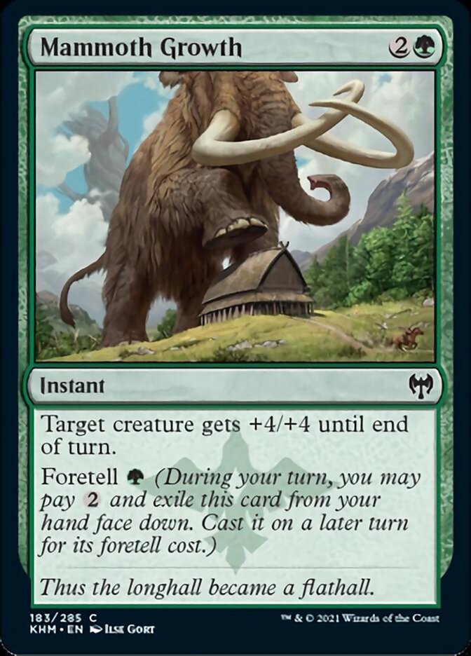 Mammoth Growth [Kaldheim] Magic: The Gathering