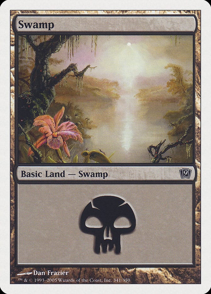 Swamp (341) [Ninth Edition] Magic: The Gathering