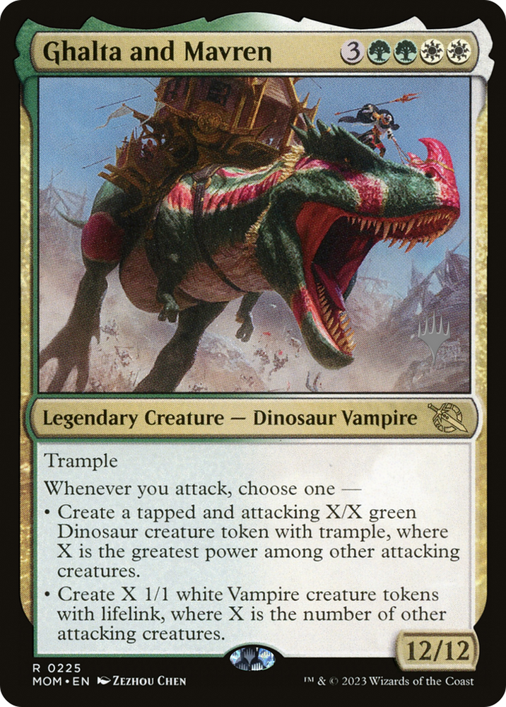 Ghalta and Mavren (Promo Pack) [March of the Machine Promos] Magic: The Gathering