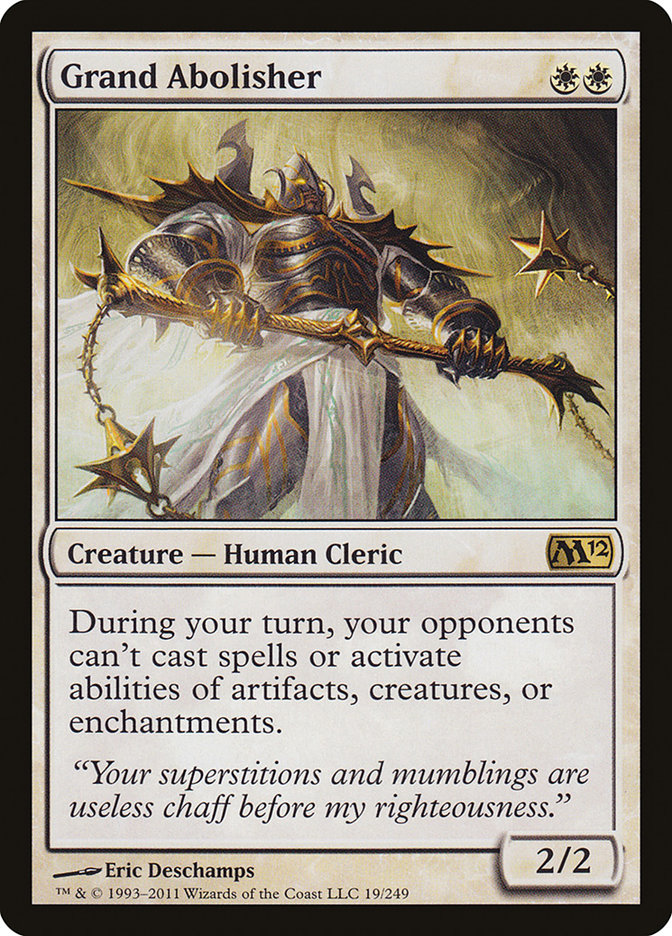 Grand Abolisher [Magic 2012] Magic: The Gathering
