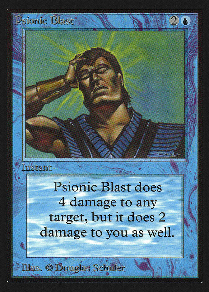 Psionic Blast [International Collectors' Edition] Magic: The Gathering