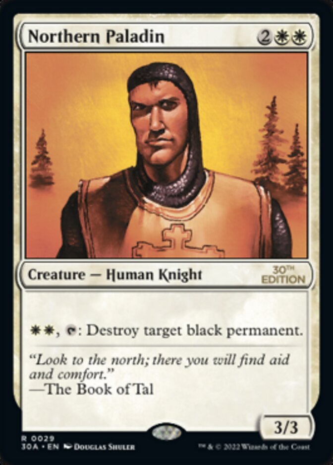 Northern Paladin [30th Anniversary Edition] Magic: The Gathering